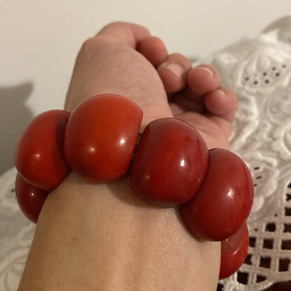 ✨Tested ✨BAKELITE Bracelet / chunky genuine Bakelite - Picture 14 of 16
